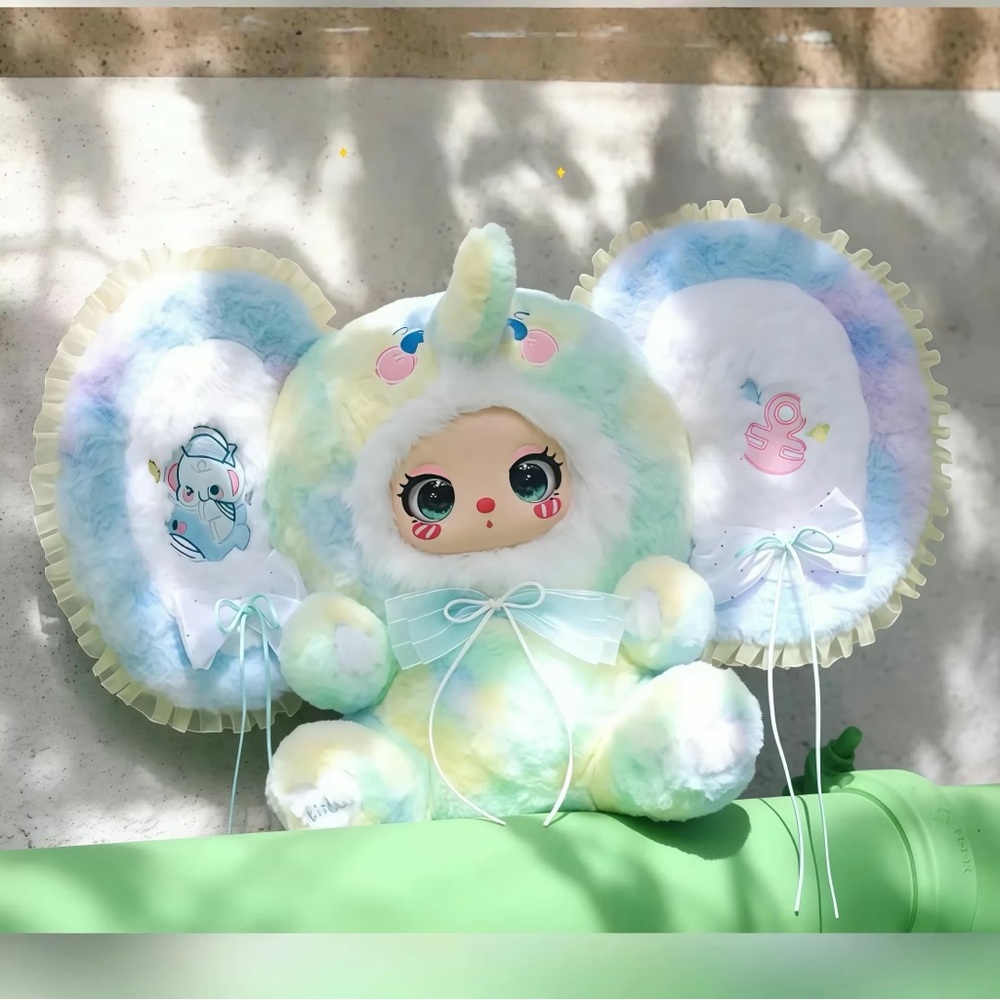 LIILA 600% V3 MASQUERADE PARTY WITH MY GIRL SERIES green GLITTER ✨EYES ELEPHANT